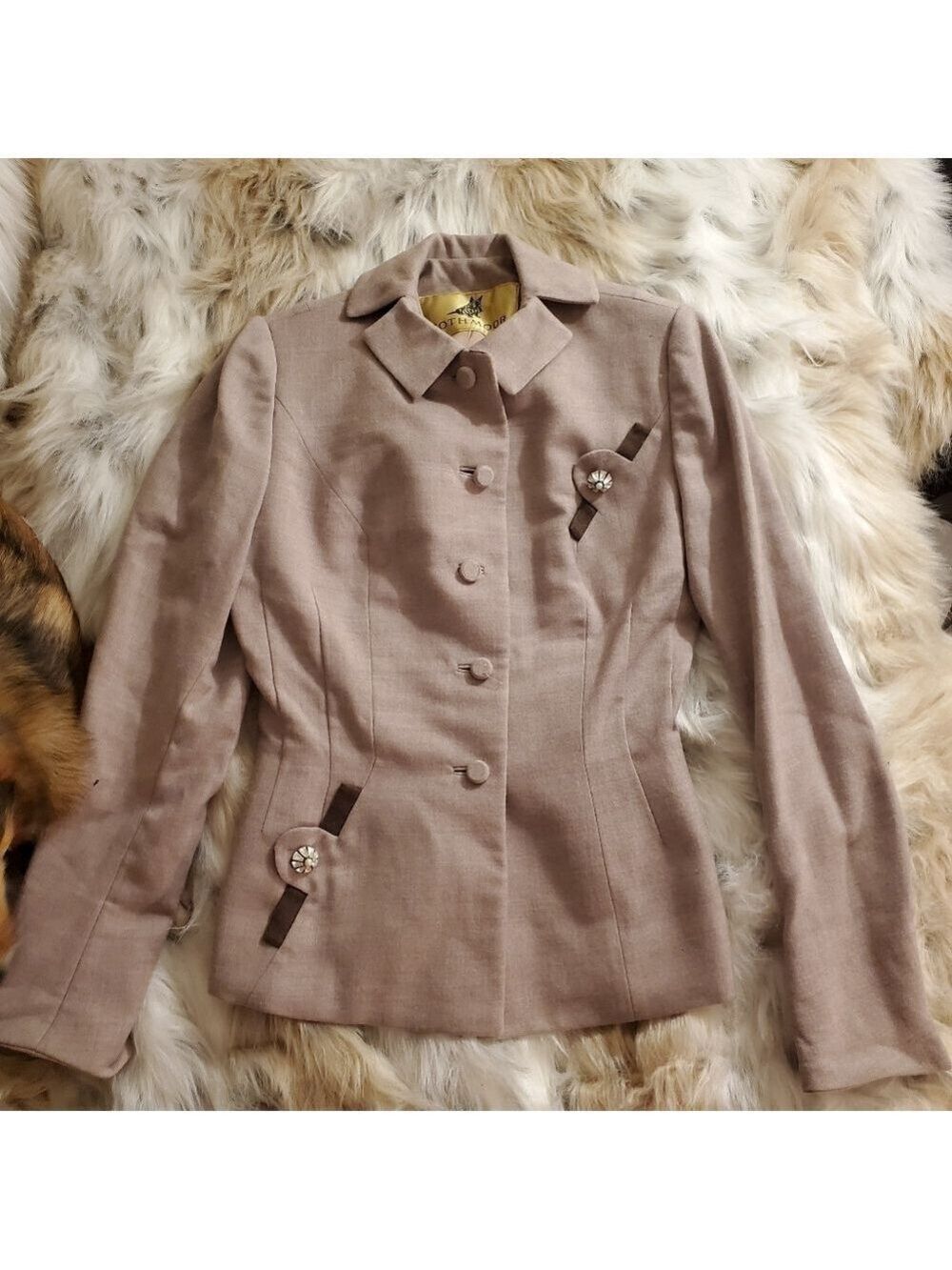 Rothmoor Tan Blazer Jacket Vintage